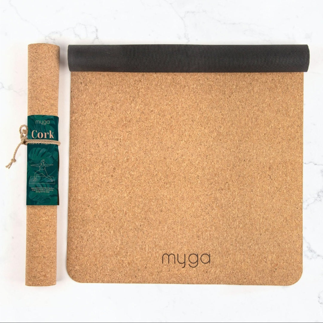 Cork & Rubber Yoga Mat